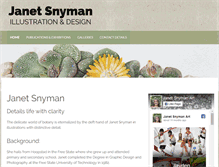 Tablet Screenshot of janetsnyman.com